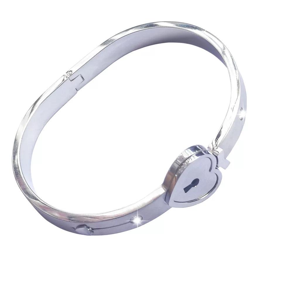 Heart Lock Bracelet with Key