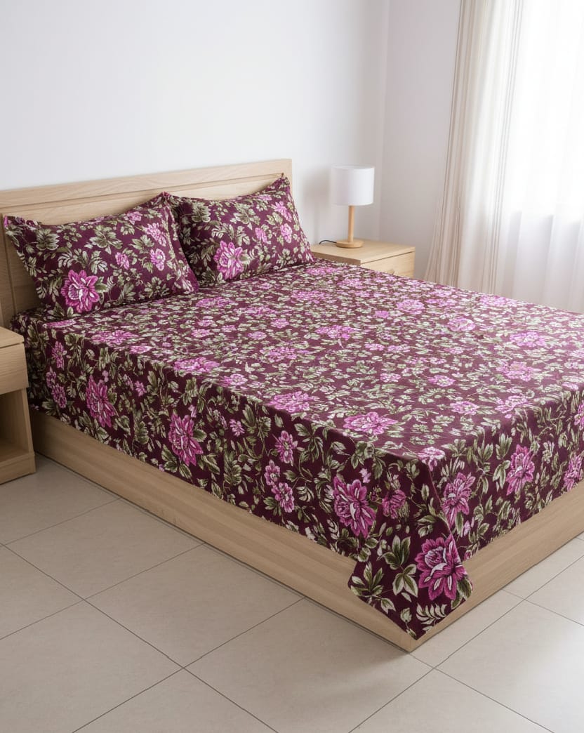Blossom Serenity Bedsheet set