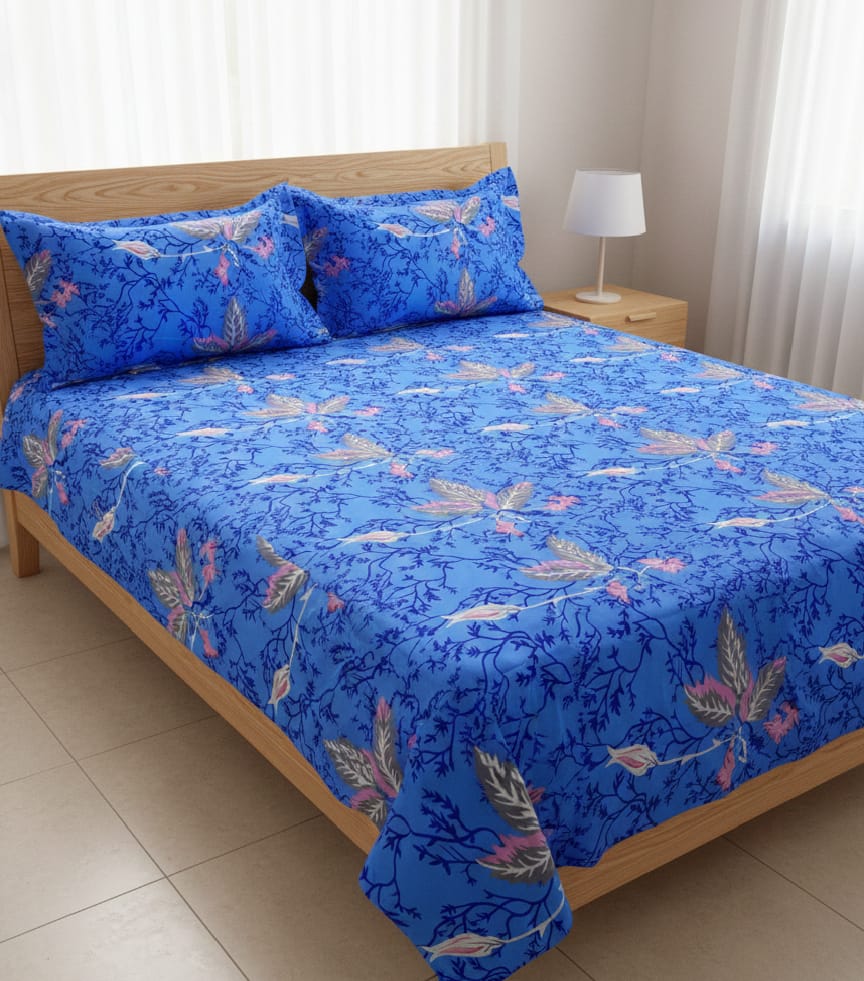 Blue Comfort Bedsheet Set